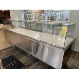 Super Présentoir à Patisserie PASTOKALT, en acier Inox. Dome Vitré, 8' x 35'', compresseur intégré