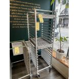 Chariot à Patisserie SAGETRA, sur Roues, (pour toles de 18'')