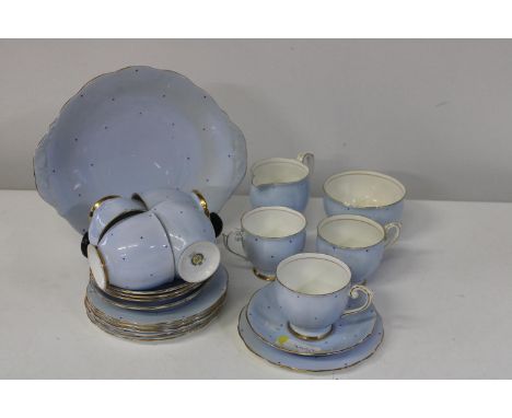 A vintage Queen Anne bone china tea set 