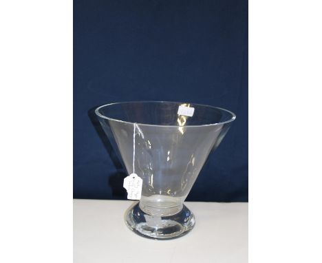 A Kelly Hopper Sicily glass champagne bucket.Diameter 28cm, Height 25cm 