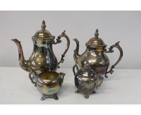 A vintage F B Rogers USA silver plated tea service 