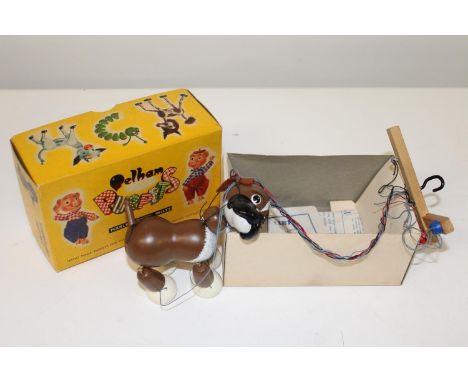 A small boxed Pelham puppet 