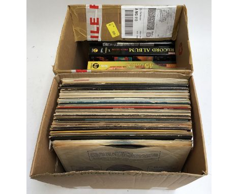 A box of good vinyl LPs to include Tubular Bells, Tolling Stones, Osbisa, Marvin Gaye, Michael Jackson, Simon and Garfunkel e