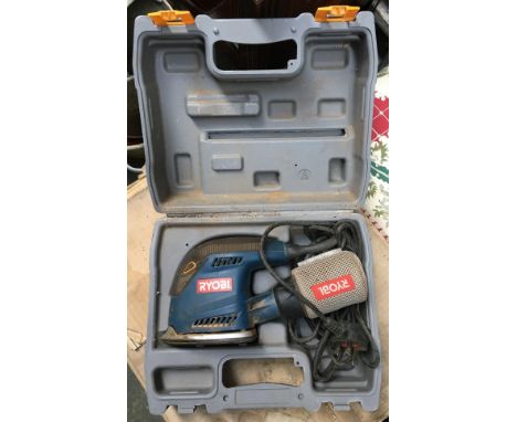 A Ryobi ECS-1214N mouse sander, in box 