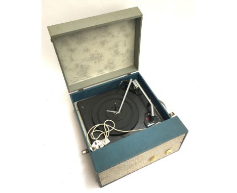 A portable record player with Garrard model 1025 turntable 