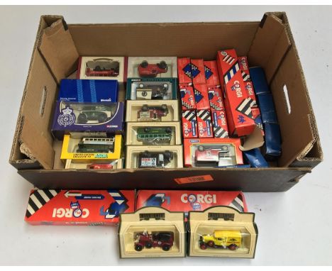 A quantity of Corgi Toys Ltd model cars to include Jaguar XJ40; Citroen 2CV; 4x4 Jeep; Land Rover; BMW M3; Transit Wrecker; M