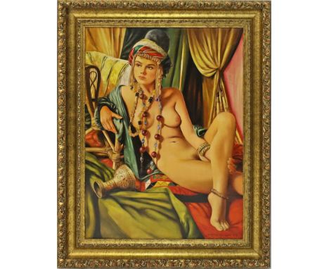 Szantho, Maria (1897-1998), att. Weiblicher Akt. Öl/Lwd., re. u. sign. und dat. 1935. Ca. 80x 60 cm. R.