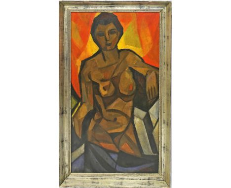 Reth, Alfred (1884-1966), wohl Kopie nach Weiblicher Akt. Öl/Lwd., re. u. sign. 88x 49 cm. R.