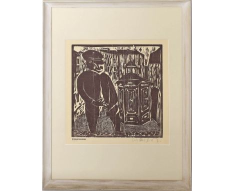 Mühlenhaupt, Kurt (1921 Klein Ziescht- Berlin 2006) Ohne Titel. Holzschnitt, re. u. mit Bleistift sign. und li. u. Ex. 68/150