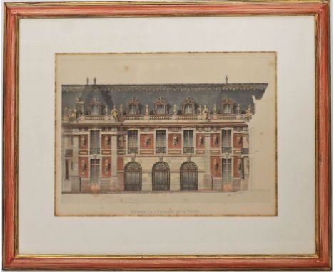 Lambert, Noël Marcel (1847 Frankreich 1928). "ENTRÉE DE L'ESCALIER DE LA REINE", aus dem Buch "Versailles and the Two Trianon