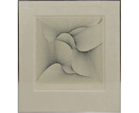Duarte, Angel (1930-2007) Kinetische Arbeit. Serigraphie, re. u. mit Bleistift sign. und li. u. Ex. 113/118, aus dem Mappenwe