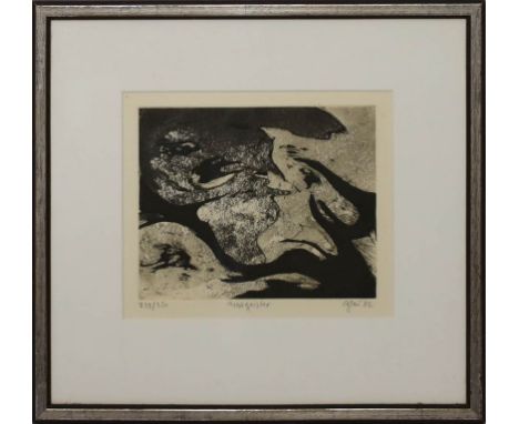 Eglau, Otto Wilhelm (1917 Berlin- Kampen 1988) "Wattgeister", so mittig mit Bleistift betitelt, re. u. sign., dat. (19)82 und