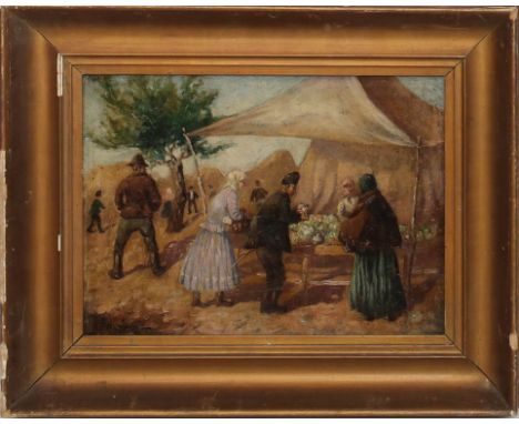8 Bilder/Rahmen. Unterschiedliche Künstler, Darstellungen, Techniken und Formate. R. Altersspuren.