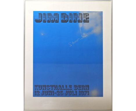 Dine, Jim (geb. 1935 in Cincinnati, Ohio) Saw (1971). Farblithographie, Kunsthalle Bern 12 Juni - 25 Juli 1971. Ca. 77x 55 cm