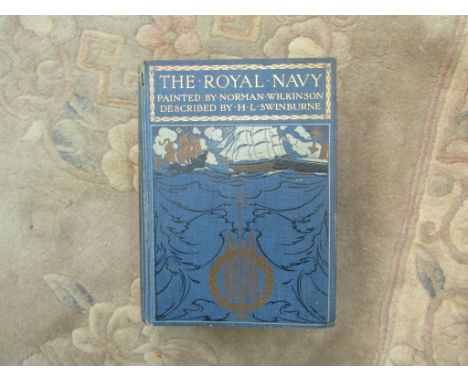 Wilkinson: 'The Royal Navy', 1907, colour plates, original pictorial cloth gilt 