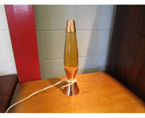 A lava lamp, 40cm tall