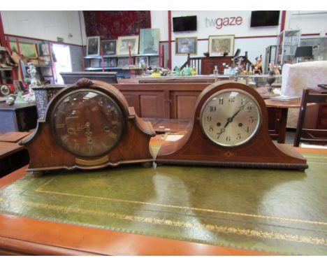 Two mantel clocks