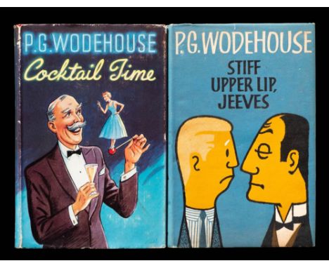 WODEHOUSE, P. G - Cocktail Time : org. red cloth (bright) in price-clipped but otherwise complete d/w, 8vo, Jenkins, first ed