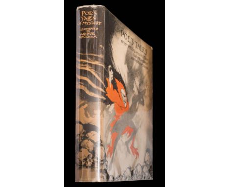 RACKHAM, Arthur  (illustrator)  Tales of Mystery & Imagination By Edgar Allan Poe - 12 colour plates, org. black cloth letter