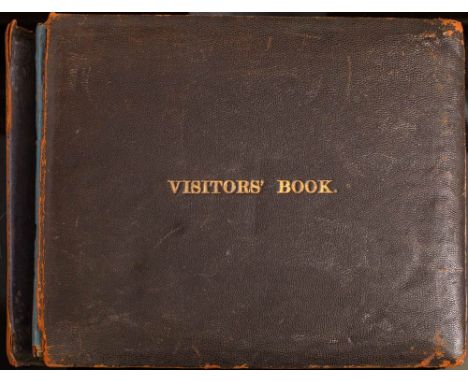 INDIA VISITORS BOOK : Kept by Lady Adrana Allesandra, wife of Chief Commissioner of Delhi Sir William Hailey the Chief Commis