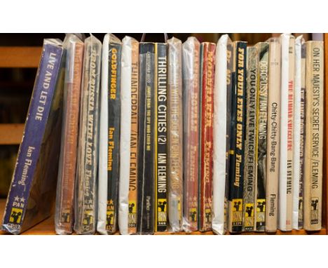 FLEMING, Ian - 14 JAMES BOND paperbacks, the complete set all in their original evocative soft covers. All Pan Books, except 