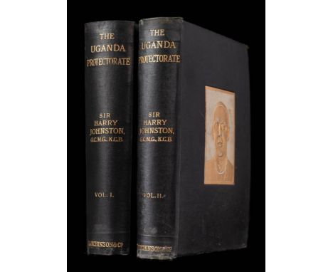 JOHNSTON, Sir Harry - The Uganda Protectorate ... (etc) : 2 volumes, well illustrated inc. in colour, Org. black cloth nice a