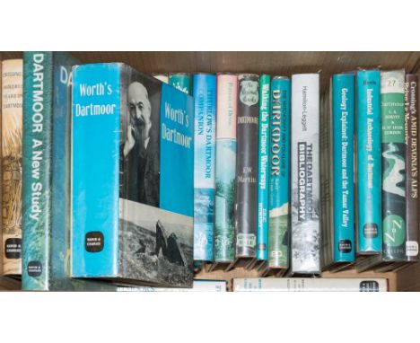 WORTH, R. Hansford - Worth's Dartmoor : illust, org. cloth in d/w, stout 8vo, revised, 1967. With 20 other modern books on De