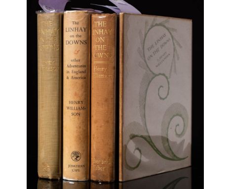 WILLIAMSON, Henry - The Linhay on the Downs : org. decorative boards in matching complete d/w, 8vo, Elkin Mathews, limited ed