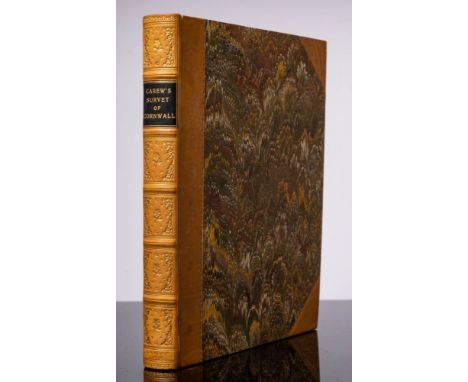 CAREW, Richard - Survey of  Cornwall; to which are added, notes illustrative of its History and Antiquities, by the late Thom