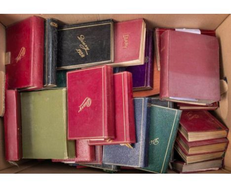 DIARIES : A collection of over EIGHTY manuscript diaries of the Simpson family ( Edith Mary, and F.R.B ) of Maypool: An exten