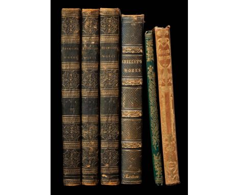 TENNYSON, Alfred - The May Queen : illustrated by E. V. B. Original green gilt cloth, small 4to, 1861. With - The Poetical Wo