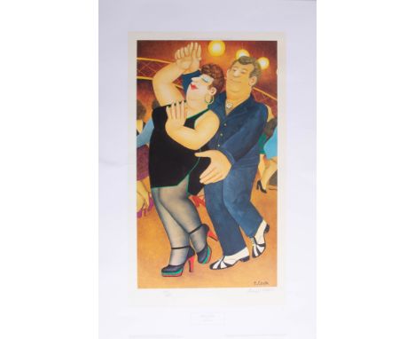 Beryl Cook (1926-2008), 'Dirty Dancing' signed limited edition print, No 595/650, published by Alexander Gallery, 45cm x 68cm