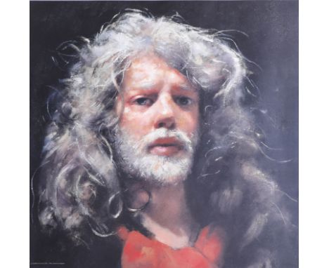 Robert Lenkiewicz (1941-2002), limited edition print 'Self Portrait', number 150/450, framed and glazed, 38cm x 37cm.