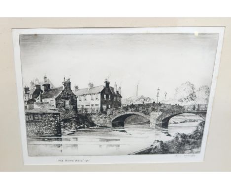 JAMES MACINTYRE The Shaw Brig, signed, etching, 1931, 20 x 26cm and two others (3) Condition Report: Available upon request
