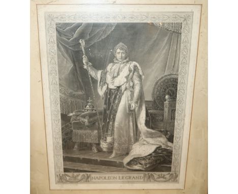 AFTER F GERARD ENGRAVED BY BOUCHER Napoleaon Le Grand, 70 x 53cm, AFTER GUSTAV DORE ENGRAVED BY HERBERT BOURNE Christ leaving