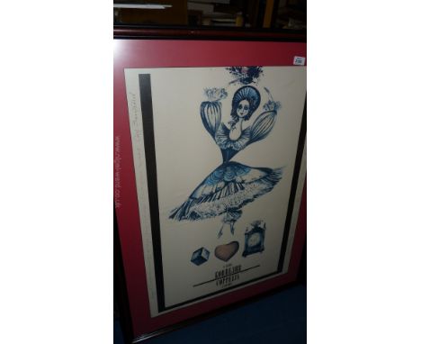 A Poster print - 'Ballot - Copplia' by Delibes, 77 x 100 cms  