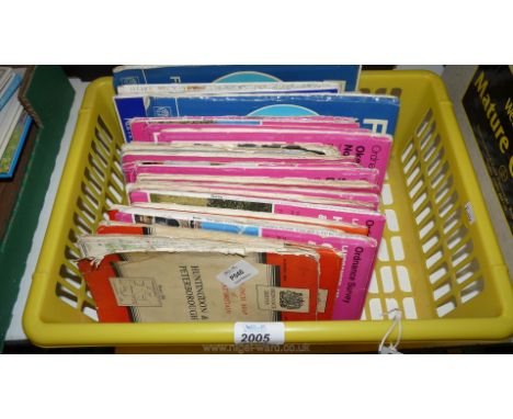 A small crate of Ordnance Survey Maps 