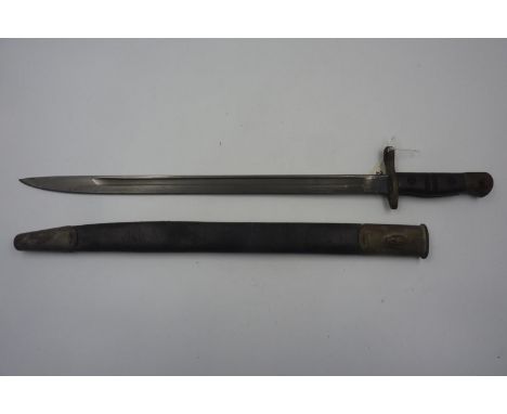 American WWI Remington M1913 bayonet and scabbard. Not available for in-house P&amp;P 