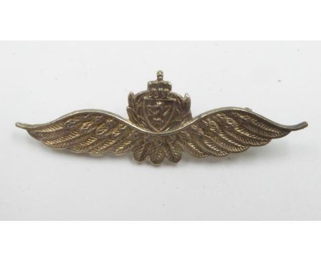 WWII Popski’s Private Army Silver Parachute Wings. UK P&amp;P Group 1 (£16+VAT for the first lot and £2+VAT for subsequent lo