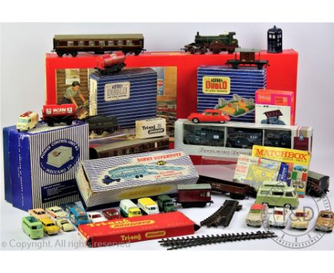 A large quantity of toys to include a Mamod Minor 2 Steam Engine, within original box, a Dinky Super Toys 982 Pullmore car tr