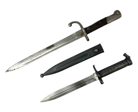 German-made 1908 pattern bayonet by Weyersberg, Kirschbaum & Co, Solingen as used by the Brazilian Army, with 30cm fullered s