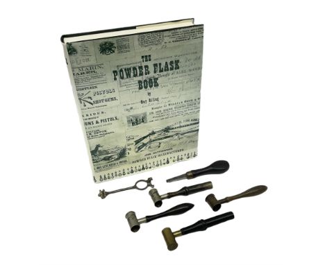 Riling Ray: The Powder Flask Book. 1992 R&amp;R Books facsimile edition of the 1953 original; four powder measures including 