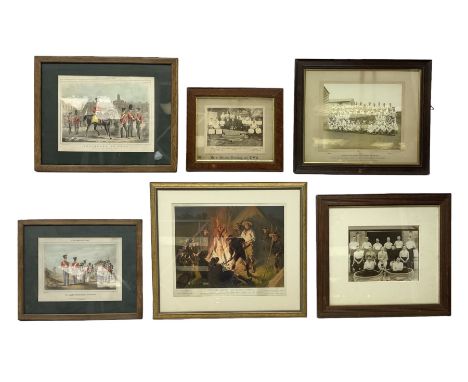 Three late 19th/early 20th century photographs of military sporting interest - R. Co. 5th Battn. The Worcester Regiment Cross