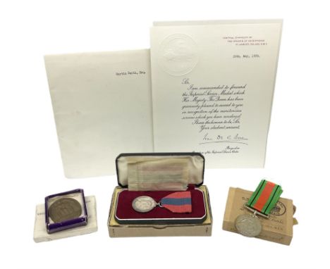 WW1 group of three medals comprising British War Medal and Victory Medal in issue box and Ceylon Volunteer Service Medal awar