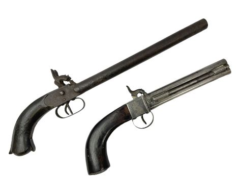 Sold at Auction: HUNTING SHOTGUN WITH PERCUSSION SYSTEM