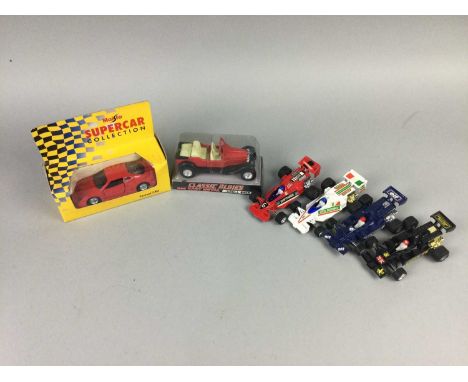 COLLECTION OF DIE-CAST VEHICLES,including Matchbox and Maisto