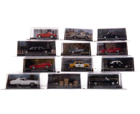 JAMES BOND 007 CAR COLLECTION,by GE Fabbri Ltd., a near complete group of one-hundred and thirty-two 1:43 scale models, accom