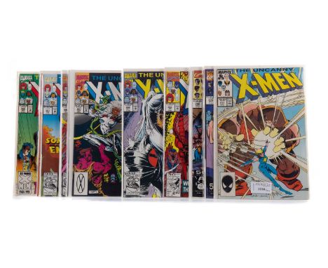 MARVEL UNCANNY X-MEN COMICS,a near continuous run #217 - #322, including #221 Mr. Sinister first appearance, #244 Jubilee fir