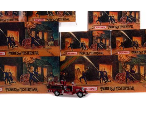 COLLECTION OF MATCHBOX FIRE ENGINE SERIES MODELS OF YESTERYEAR, boxed, approximately 22