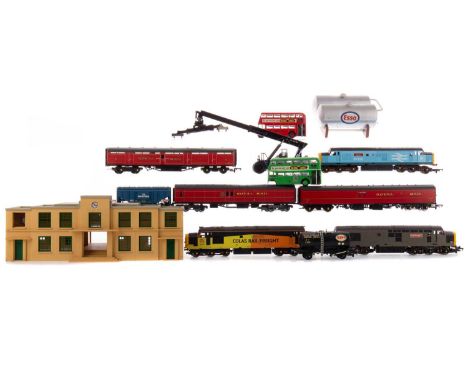 TWO LIMA BR DIESEL/ELECTRIC LOCOMOTIVES,comprising 37226 Railfreight and 37501 Teesside Steelmaster, along with a Vitrains ch